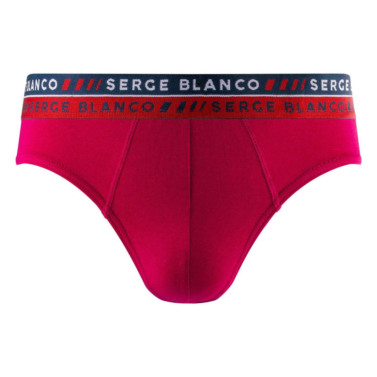 SERGE BLANCO Lot de 4 slips homme en coton French