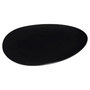 Voir la diapositive 2 : SECRET DE GOURMET Lot de 6 Assiettes Plates  Galet  28cm Noir