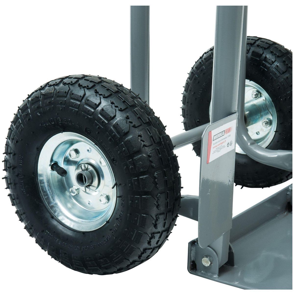 WERKAPRO Diable pliable avec bavette rabattable  200 kg  WERKA PRO