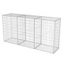 Voir la diapositive 2 : VIDAXL Panier de gabion Acier galvanise 200x50x100 cm