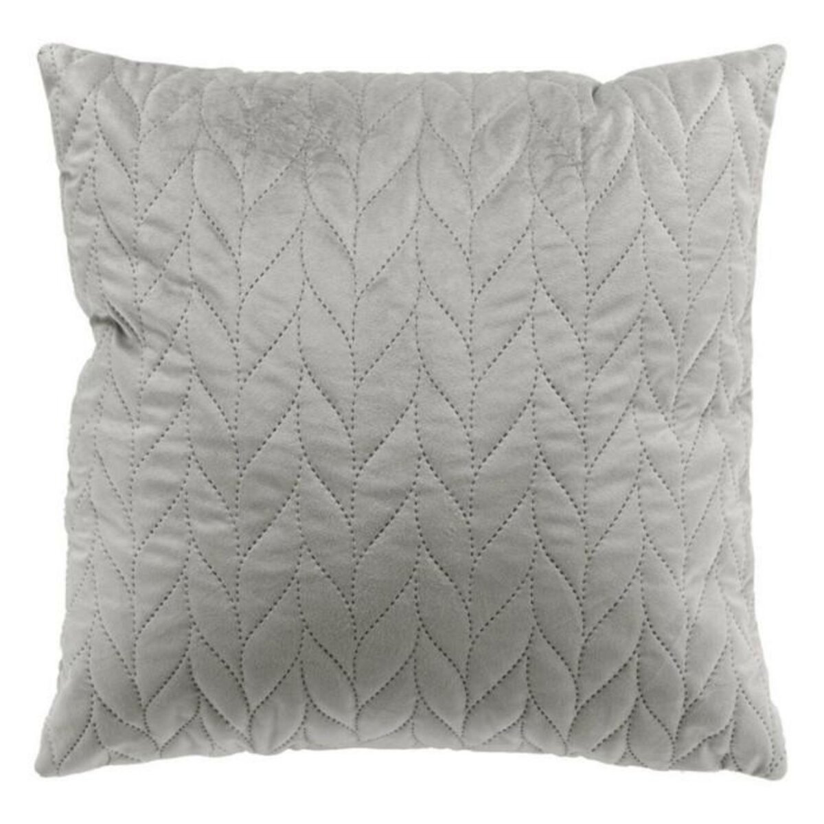 Paris Prix Housse de Coussin en Velours  Daisy  40x40cm Gris