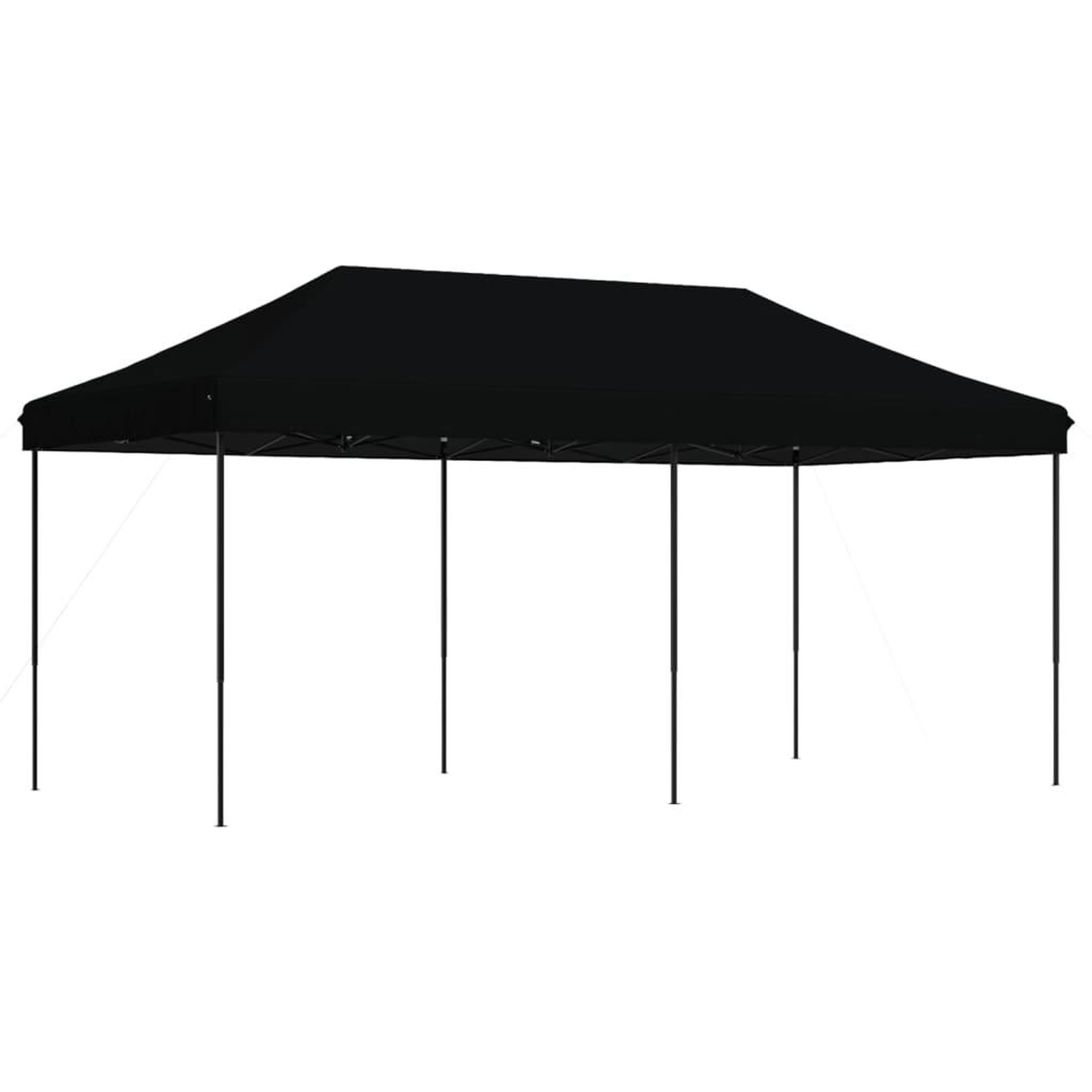 Voir la diapositive 5 : VIDAXL Tente de reception pliable escamotable noir 580x292x315 cm