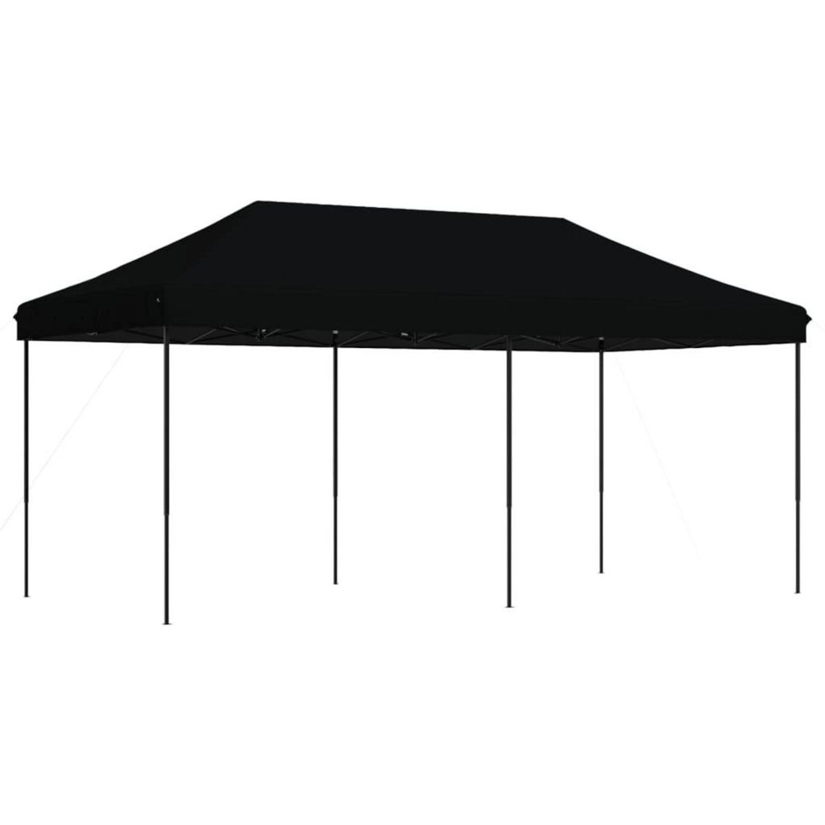 VIDAXL Tente de reception pliable escamotable noir 580x292x315 cm