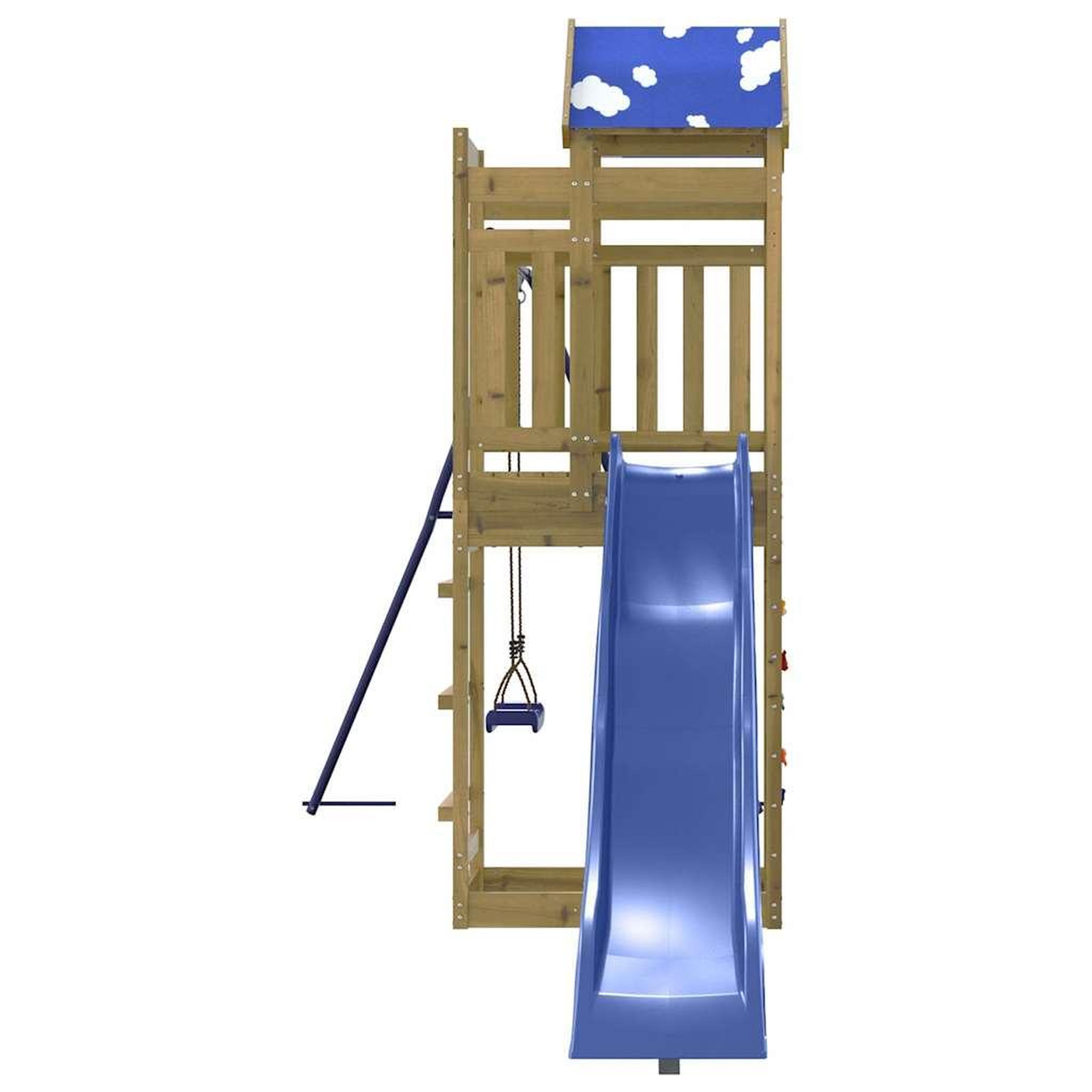 Voir la diapositive 5 : VIDAXL Aire de jeux d'exterieur bois de pin impregne