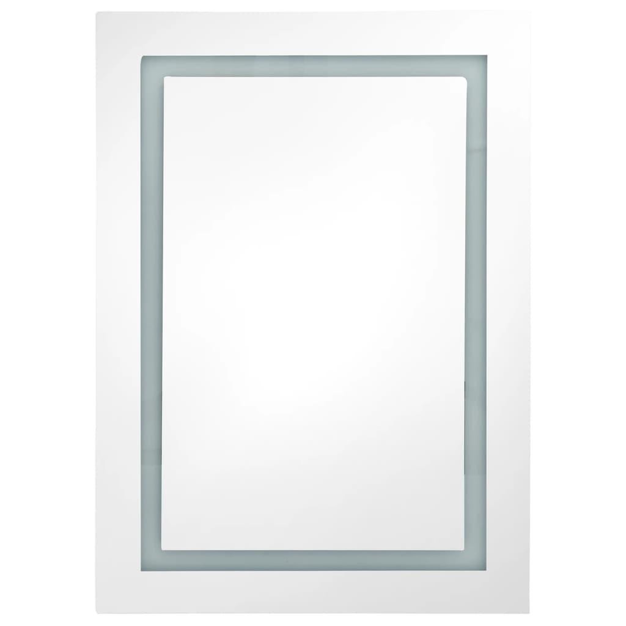 Voir la diapositive 4 : VIDAXL Armoire de salle de bain a miroir LED Chene 50x13x70 cm