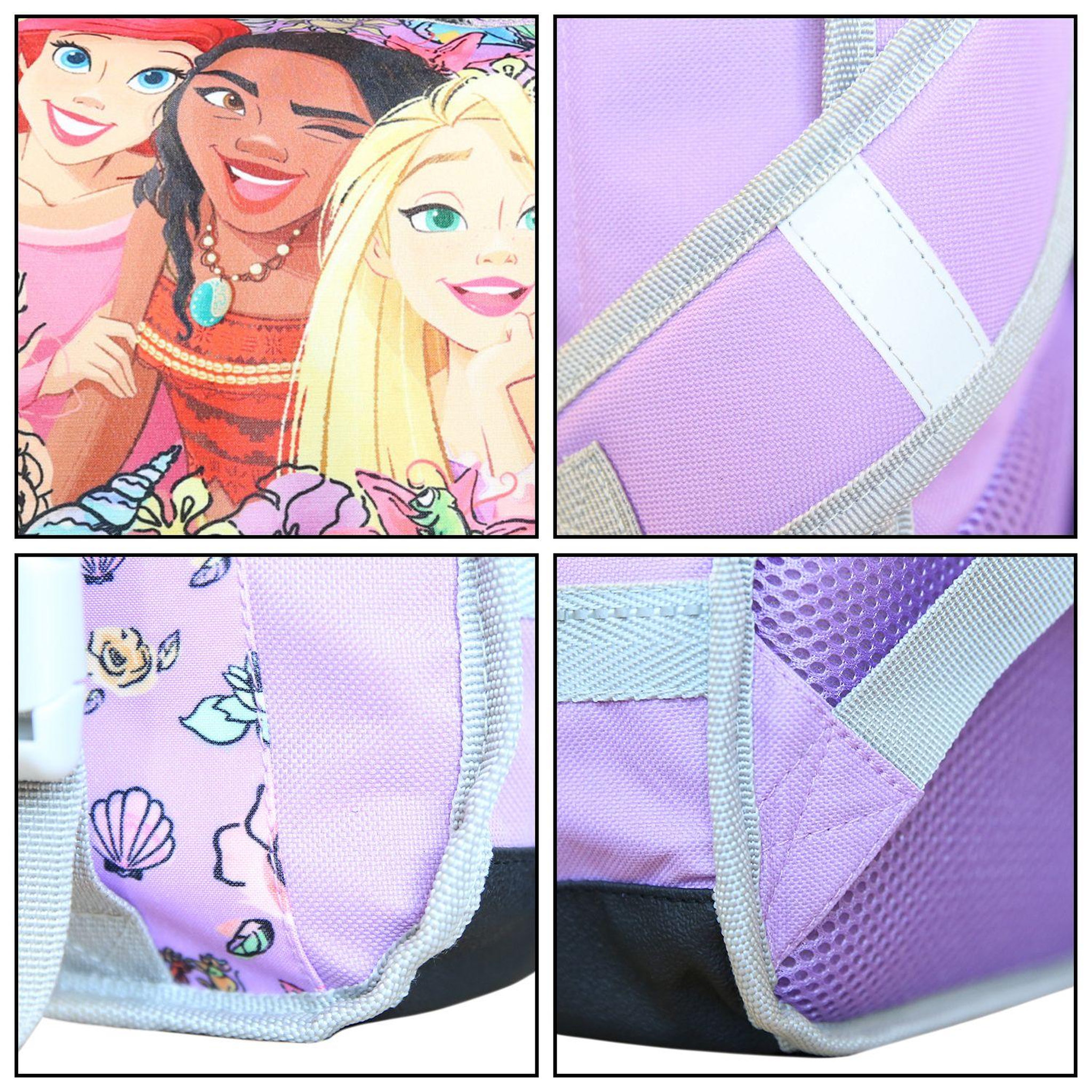 Voir la diapositive 6 : Bagtrotter BAGTROTTER Cartable 38 cm Princesses Violet Fleurs