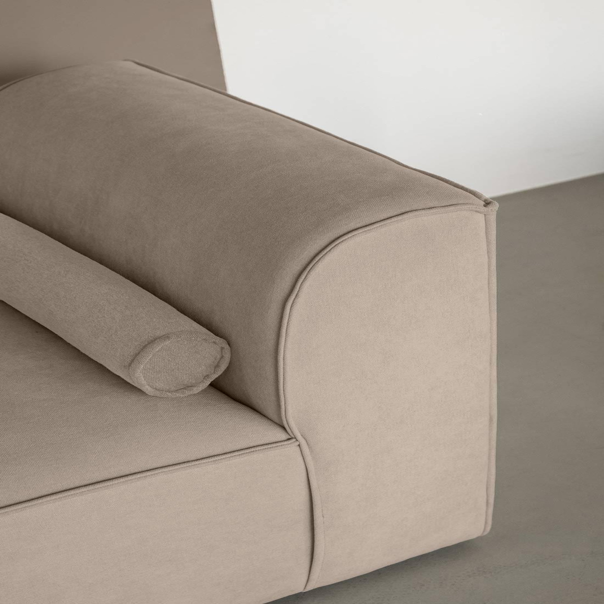 Voir la diapositive 6 : BEST MOBILIER Felix - canapé modulable 2 places en tissu texturé