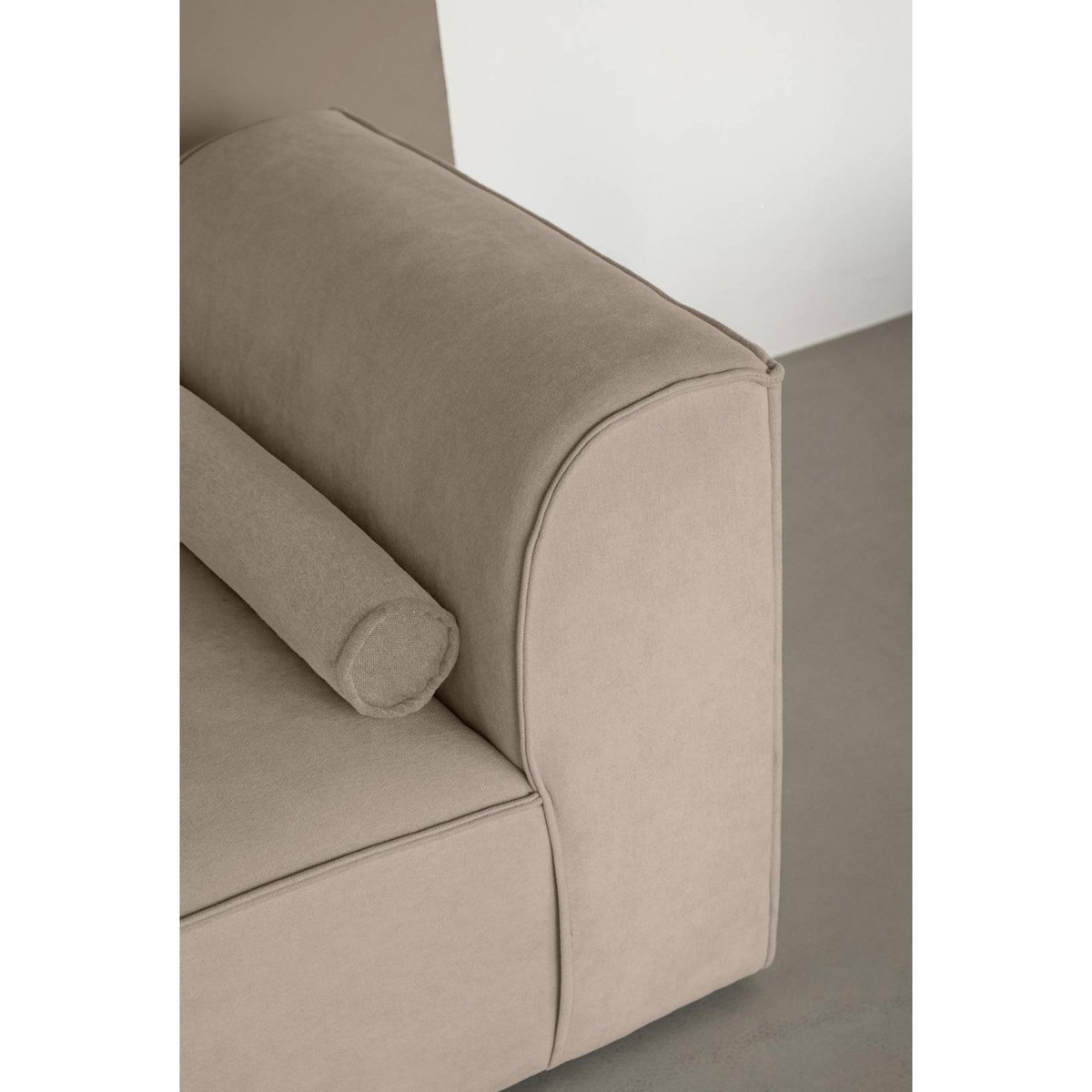 BEST MOBILIER Felix - canapé modulable 2 places en tissu texturé