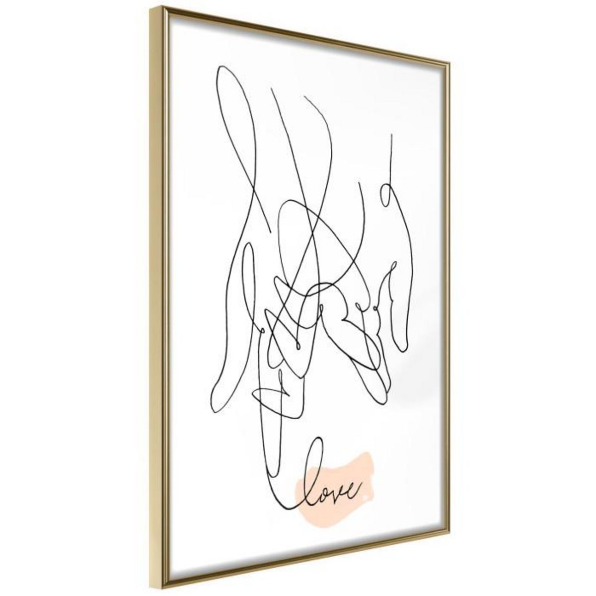 Paris Prix Affiche Murale Encadrée  Complicated Love