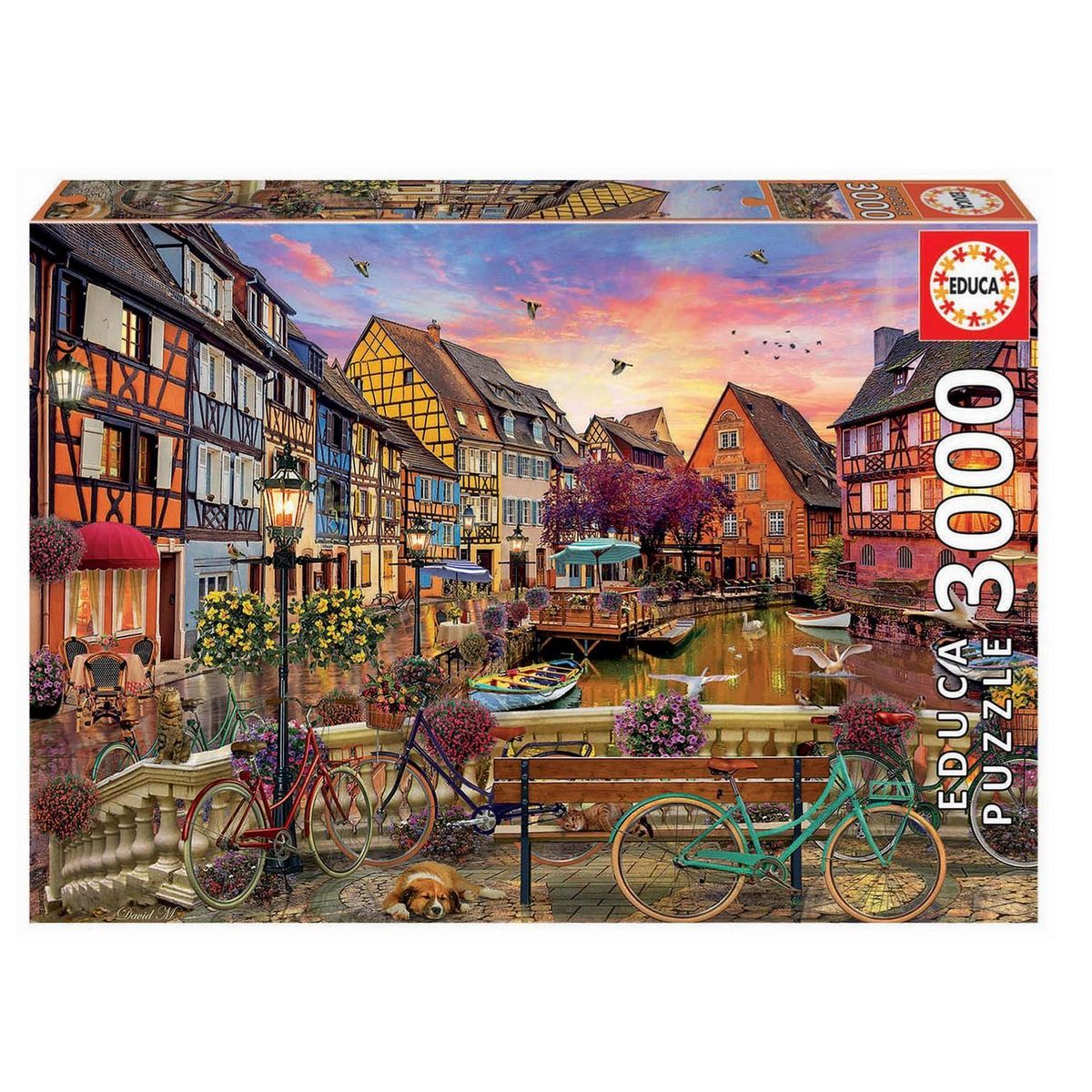EDUCA Puzzle 3000 pièces : Colmar