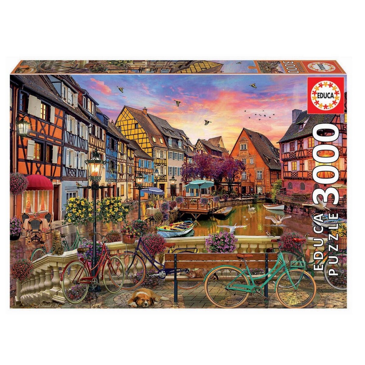 EDUCA Puzzle 3000 pièces : Colmar