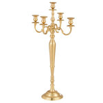 Paris Prix Chandelier Déco  5 Supports  97cm Or