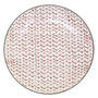 Voir la diapositive 1 : SECRET DE GOURMET Lot de 6 Assiettes à Dessert  Shibori  19cm Rouge
