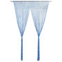 Voir la diapositive 1 : VIDAXL Rideau en macrame Bleu 140x240 cm Coton