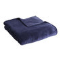 Voir la diapositive 2 : ACTUEL Plaid, couvre-lit, jeté de canapé uni douceur en polyester 240 g/m²