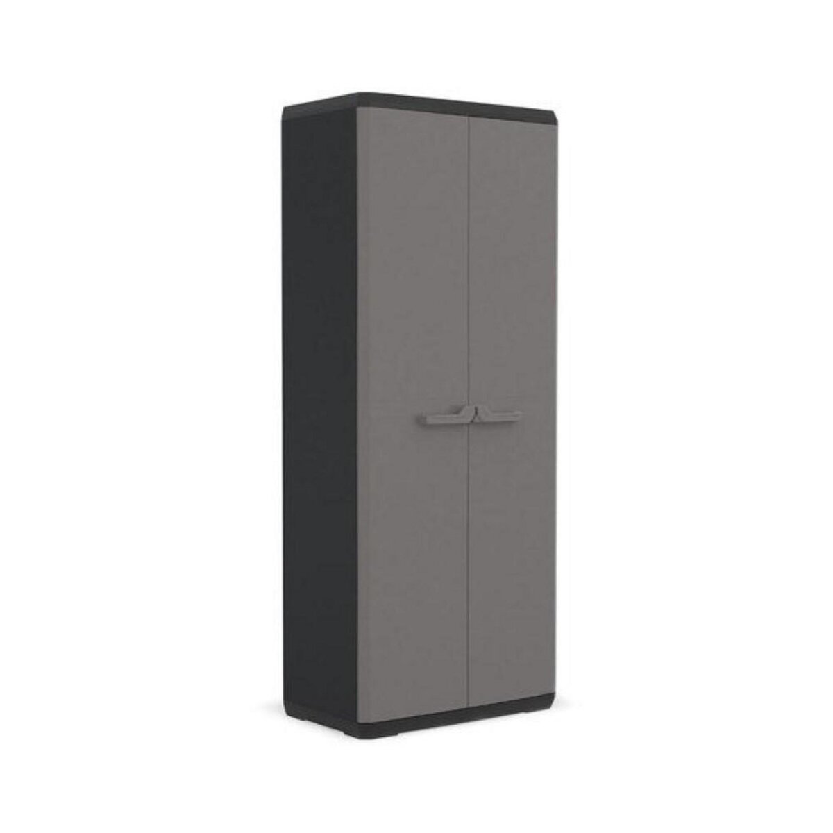 CENTRALE BRICO Armoire en plastique à 3 étagères, l.68 x H.166 x P.39 cm