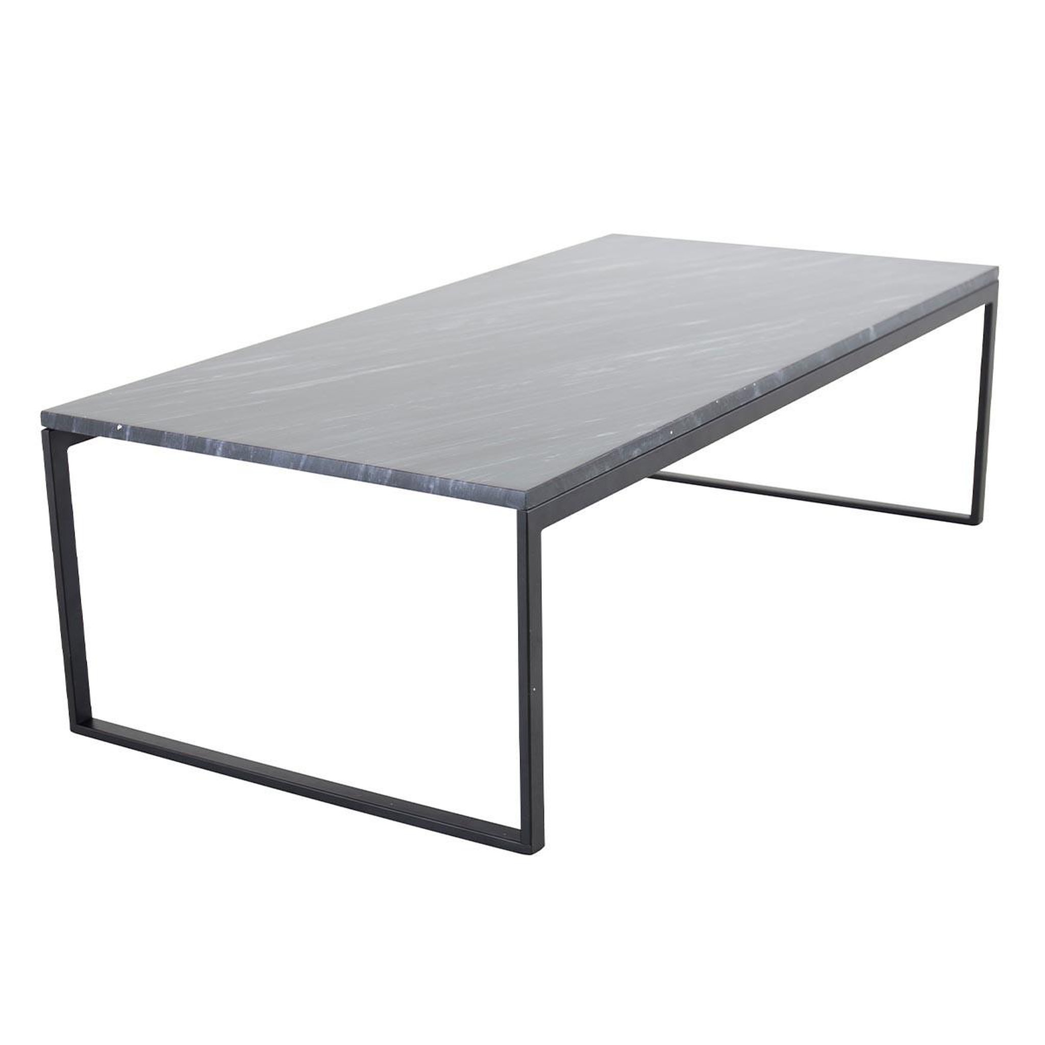 Paris Prix Table basse en marbre  estelle  120cm gris & noir