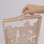 Rayher Livre d'or cadre en bois avec des cœurs 35 x 26 x 4 cm