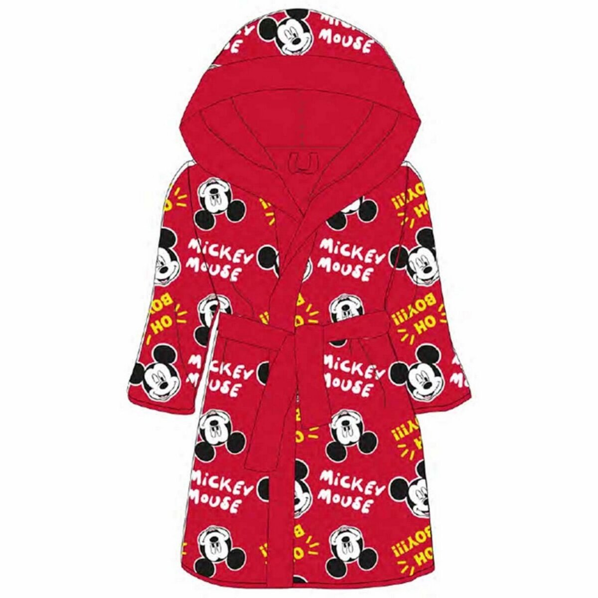 Disney - Peignoir bleu et rouge pour enfant - Mickey