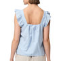 Voir la diapositive 2 : Pieces Débardeur Bleu Femme Pieces Pia