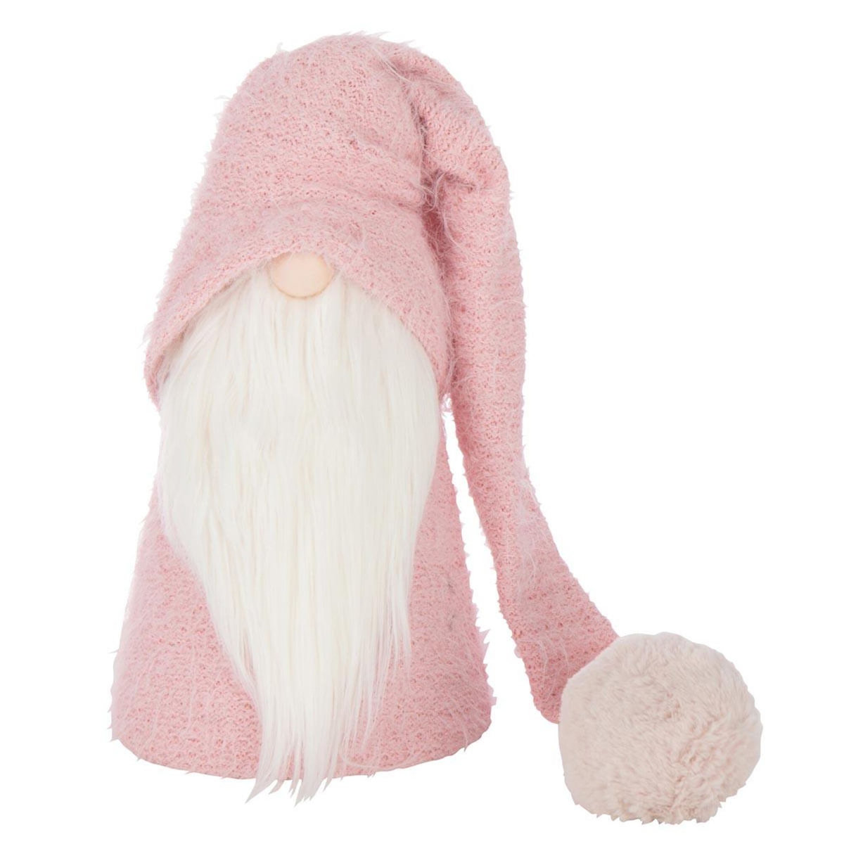 Paris Prix Père-Noël Gnome Déco  Hiver  44cm Rose Clair