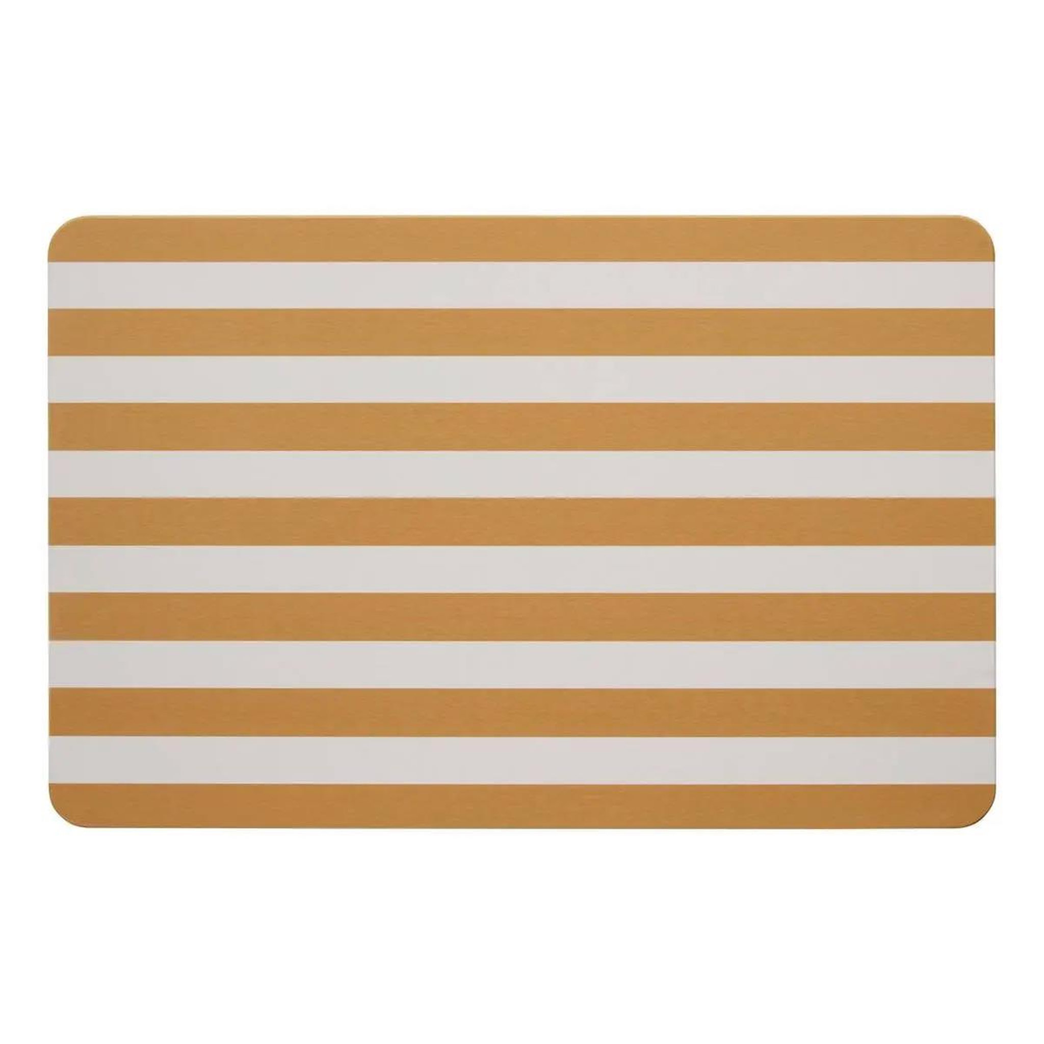 FIVE Tapis de bain en diatomite  strio  39x60cm jaune