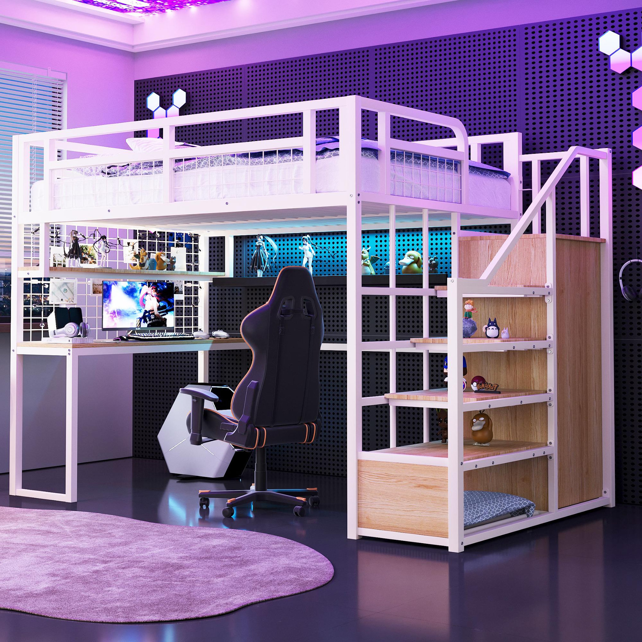 Voir la diapositive 4 : MERAX Lit mezzanine