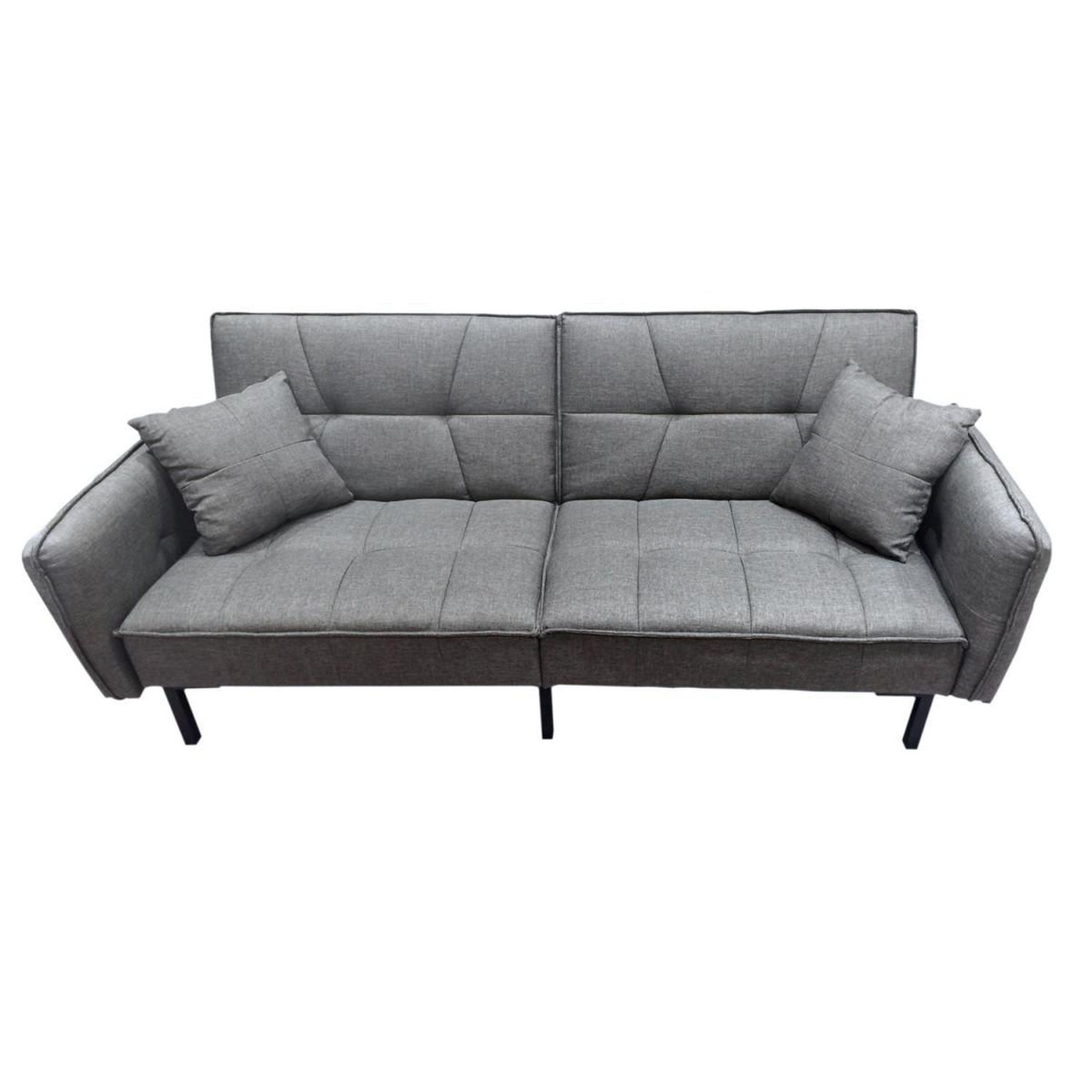 Voir la diapositive 2 : Paris Prix Canapé convertible design  tyva  197cm gris