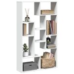 VIDAXL Bibliotheque blanc 72x20x120 cm bois d'ingenierie