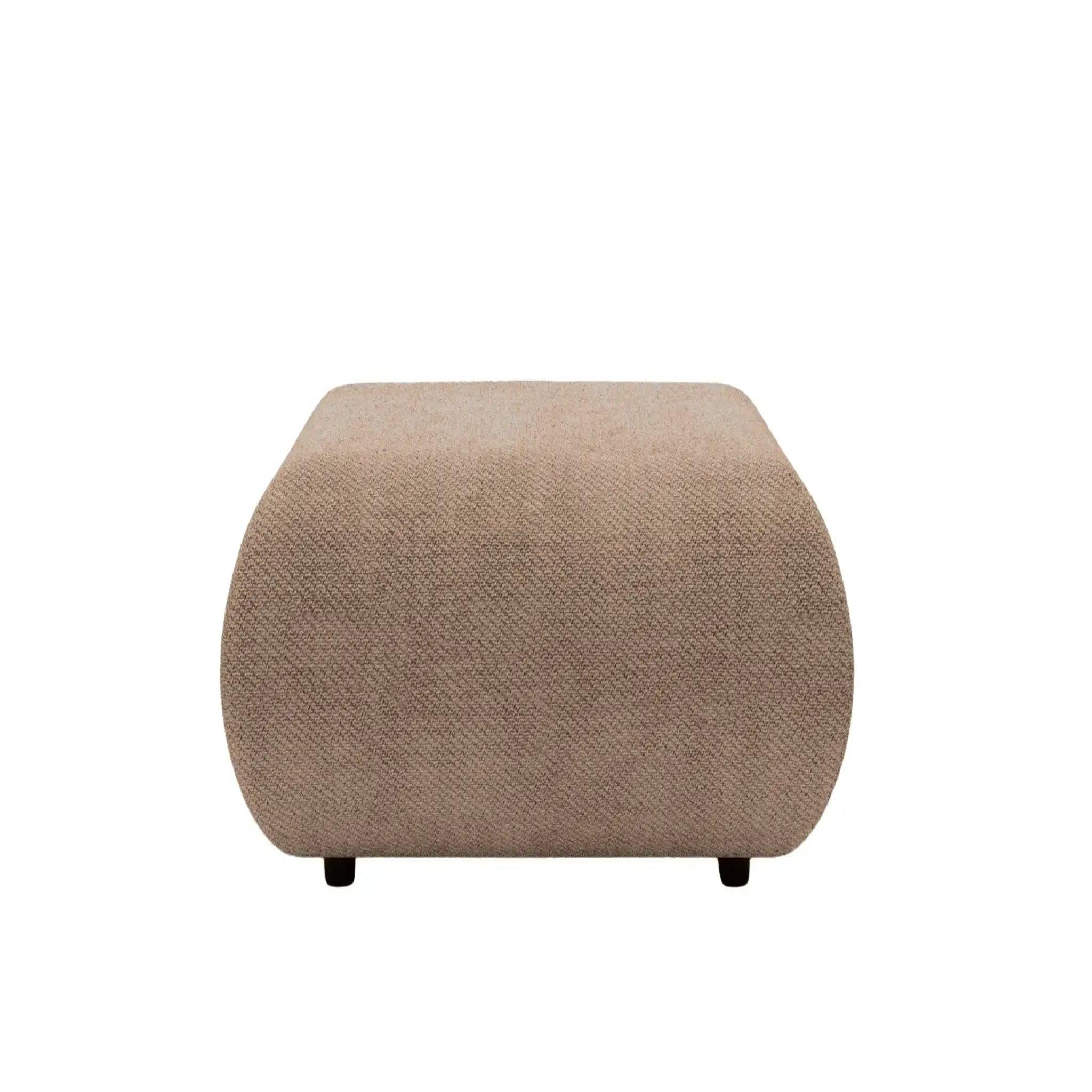 Voir la diapositive 1 : CASANOVA PARIS Levi - pouf tissu lisse
