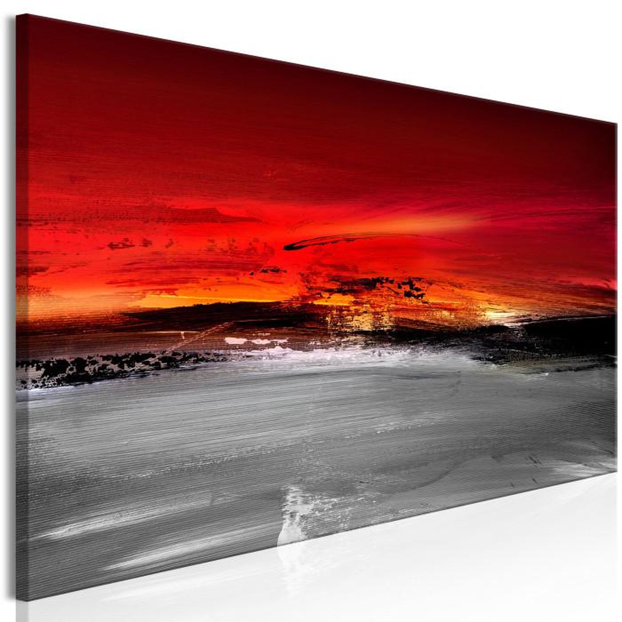 Paris Prix Tableau Imprimé  Crimson Landscape Narrow. Coloris disponibles : Multicolore