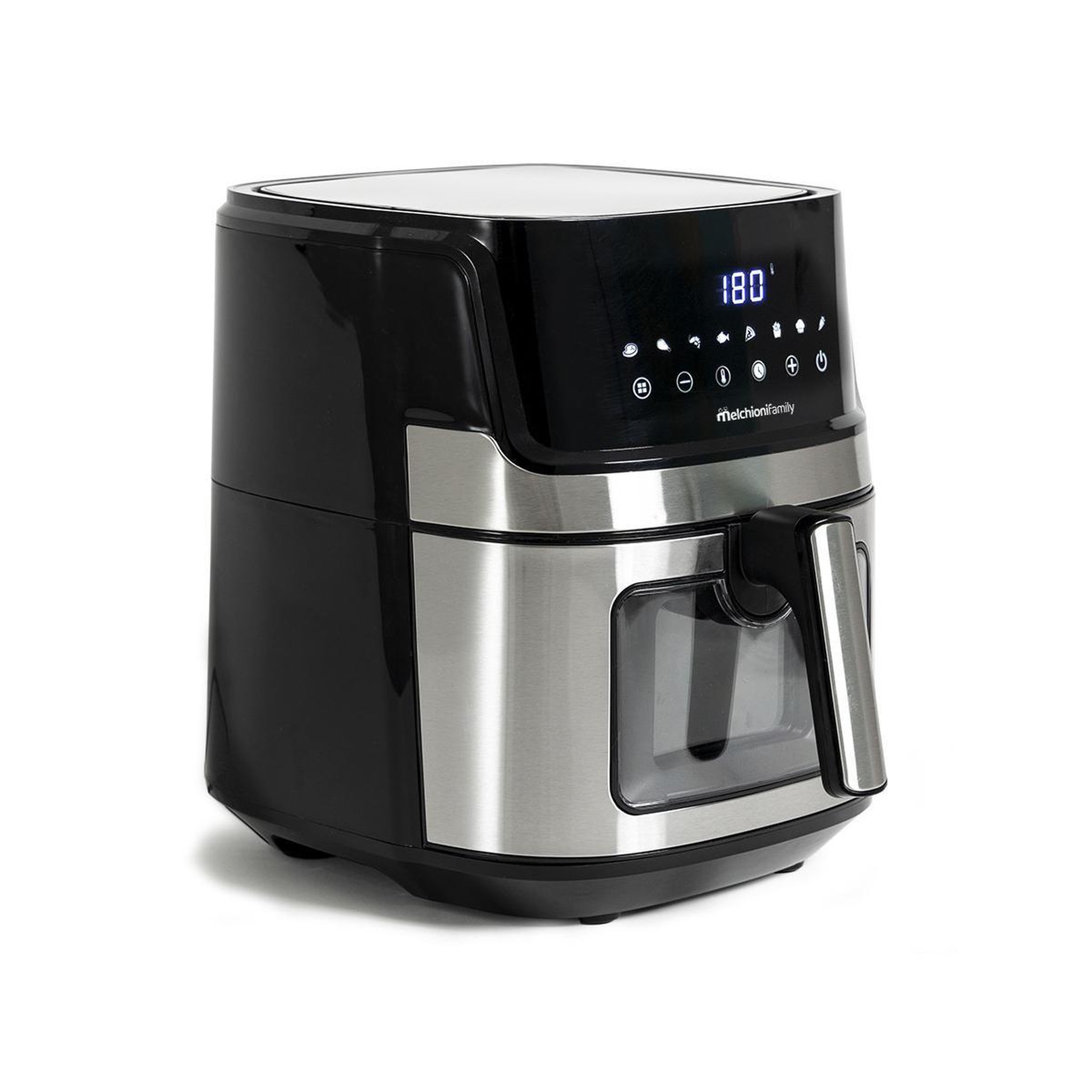 Voir la diapositive 2 : MELCHIONI Melchioni 118340033 friteuse simple 6,5 l indépendante 1600 w noir acier inoxydable