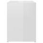 Voir la diapositive 5 : VIDAXL Tables de chevet 2pcs blanc brillant 40x30x40cm bois ingénierie