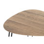 Voir la diapositive 2 : Paris Prix Table d'Appoint Design  Rodry  48cm Chêne & Noir