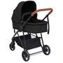 Voir la diapositive 5 : VIDAXL Poussette pour bebe 3-en-1 Anthracite et noir Acier