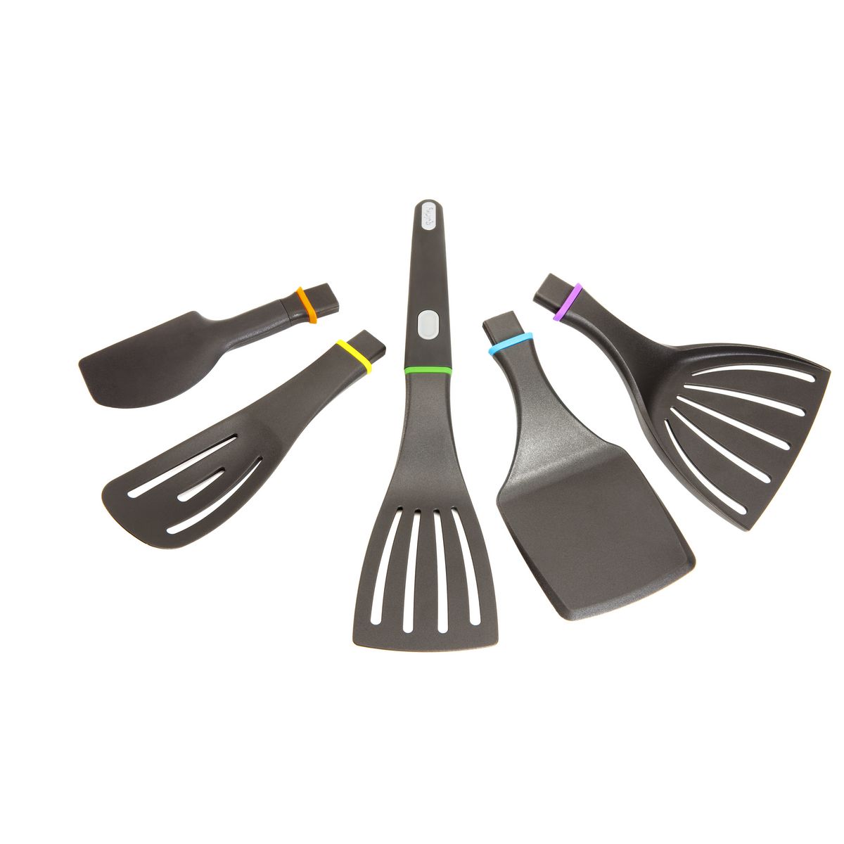 QUIRKY Ustensiles de cuisine sur support Click & Cook