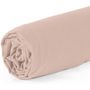 Voir la diapositive 2 : Home collection Drap housse de coton-bambou - rose