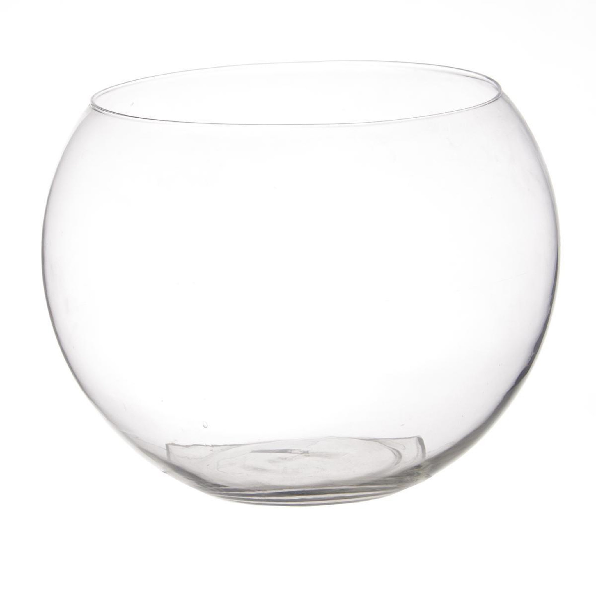 ATMOSPHERA Vase en verre  boule  25cm transparent