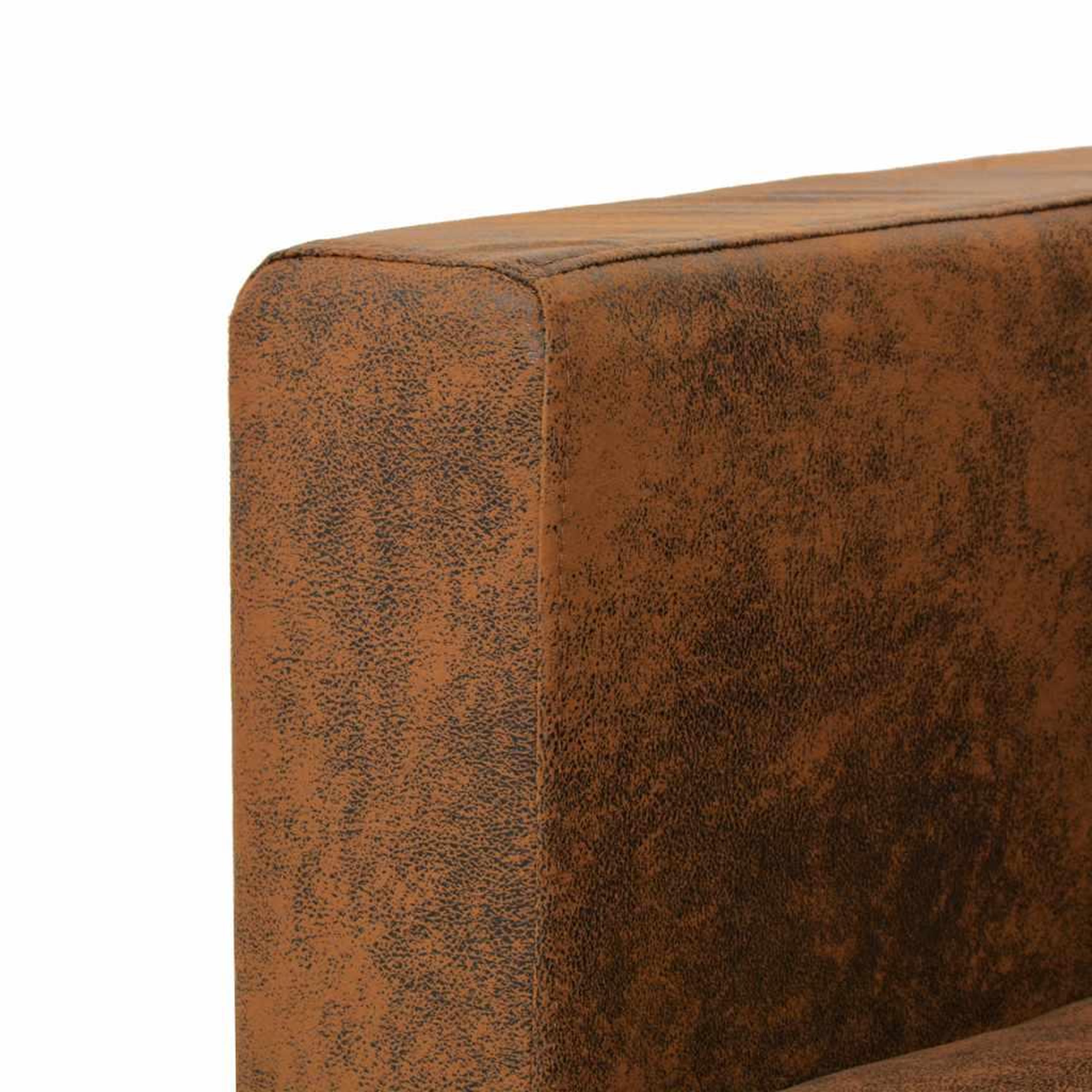 Voir la diapositive 4 : VIDAXL Fauteuil marron 82 x 73 x 82 cm en similicuir suede