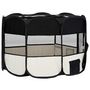 Voir la diapositive 4 : VIDAXL Parc pliable pour chien avec sac de transport Noir 110x110x58cm