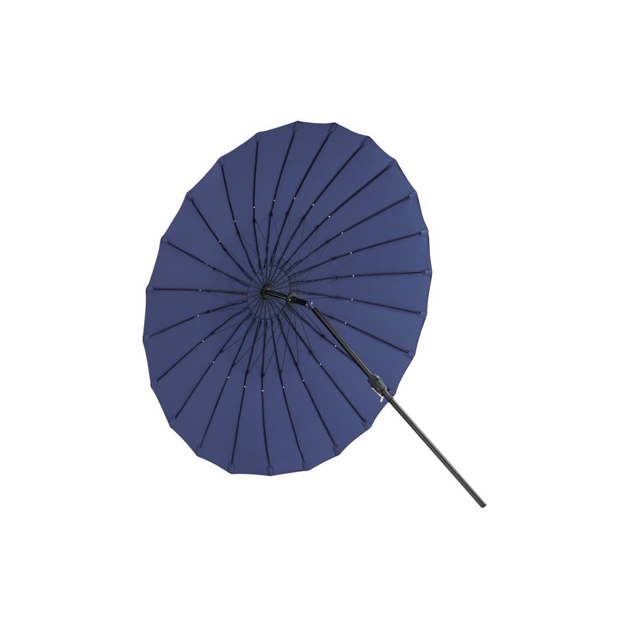 Voir la diapositive 4 : Paris Prix Parasol Design  Palmetto  270cm Bleu