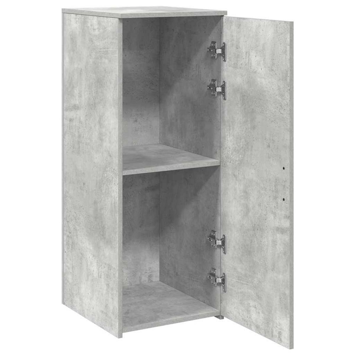 VIDAXL Armoire de rangement gris beton 40x45x103,5cm bois d'ingenierie