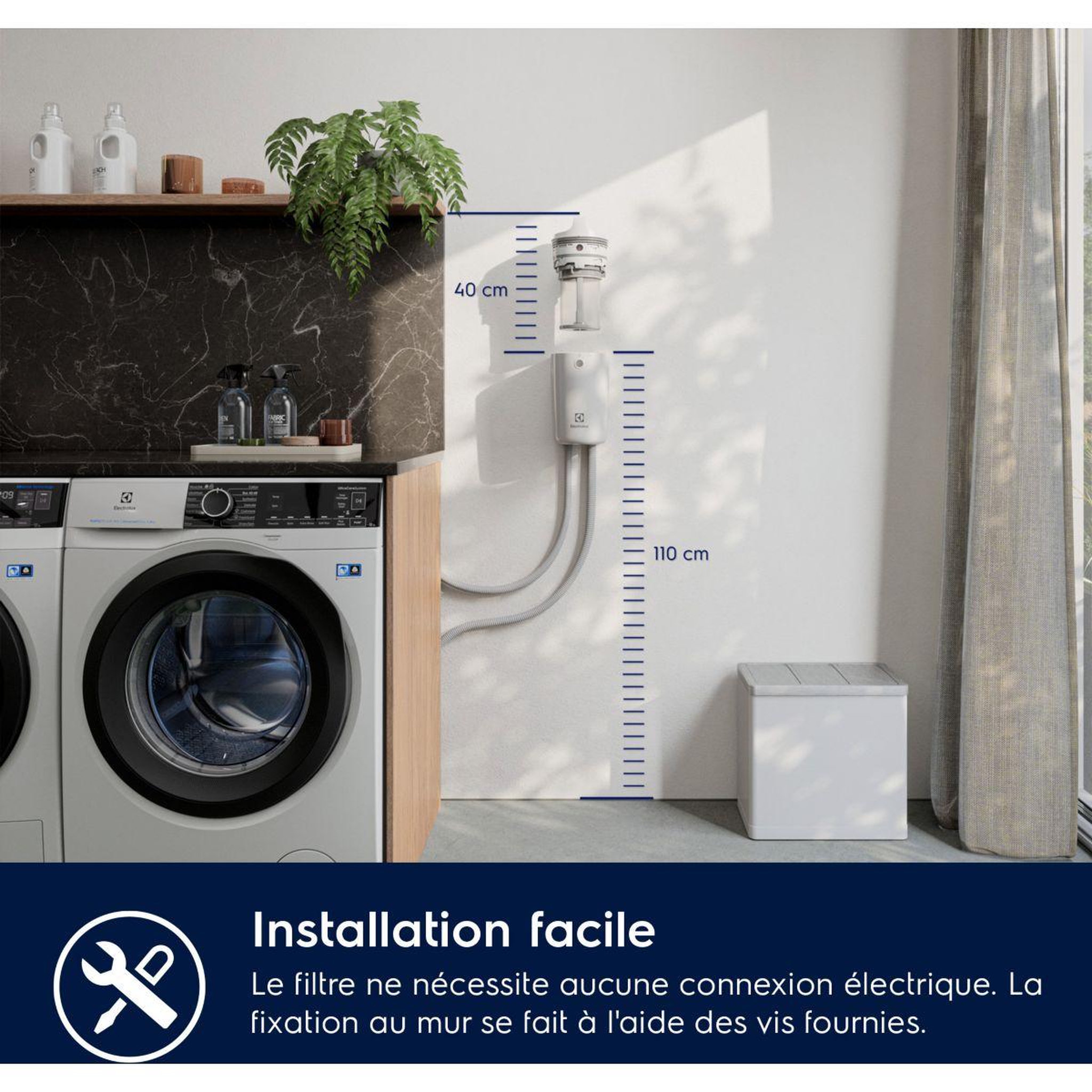 Voir la diapositive 3 : ELECTROLUX Filtre Micro plastique E9WHMIC1