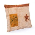 Paris Prix Coussin Déco Vintage Cuir  Seeds  50x50cm Beige