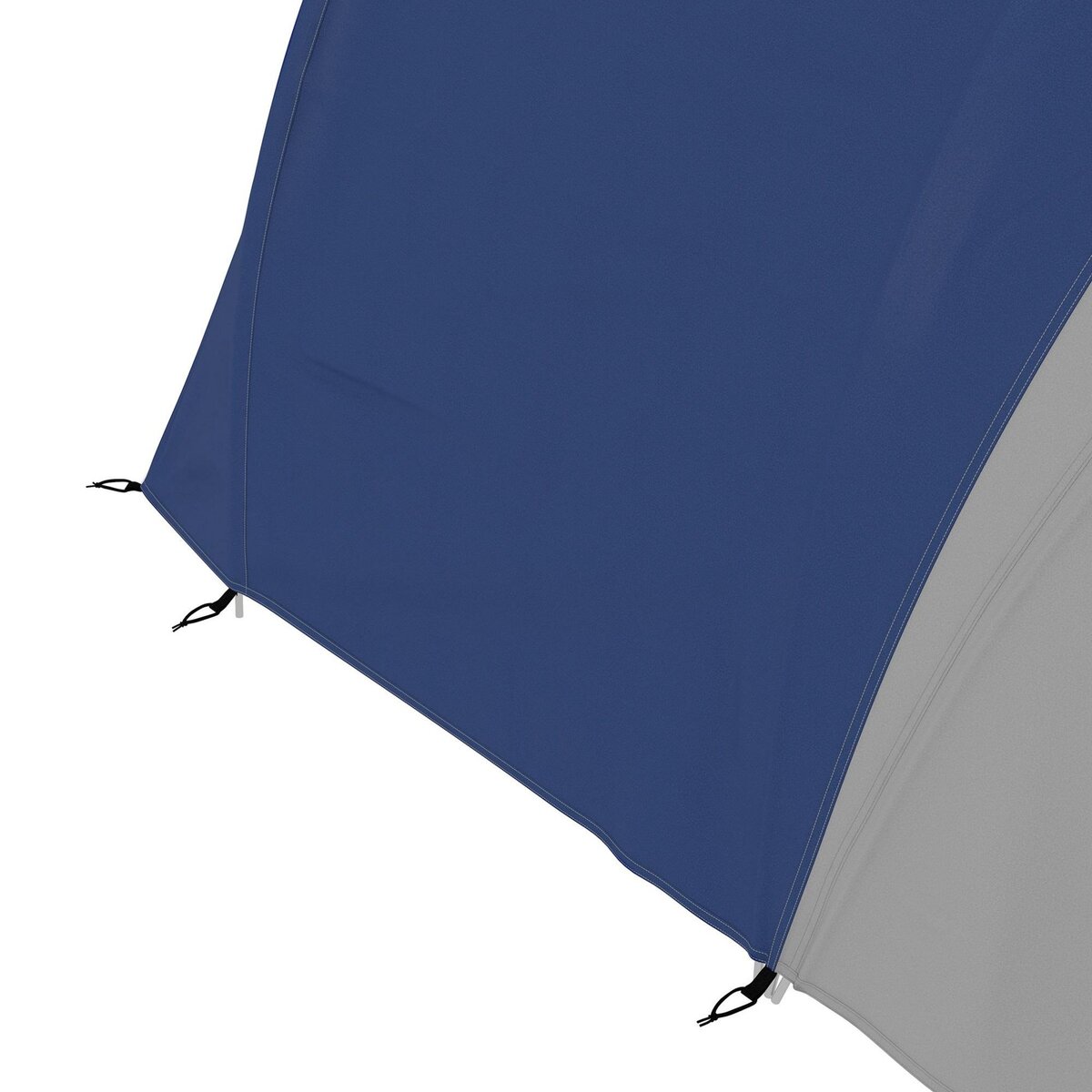 OUTSUNNY Tente de camping familiale 3-4 pers. - tente tunnel double toit sac inclus - fibre verre polyester bleu gris