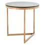 Voir la diapositive 1 : Paris Prix Table d'Appoint Design  Wynona  42cm Gris & Or Rose
