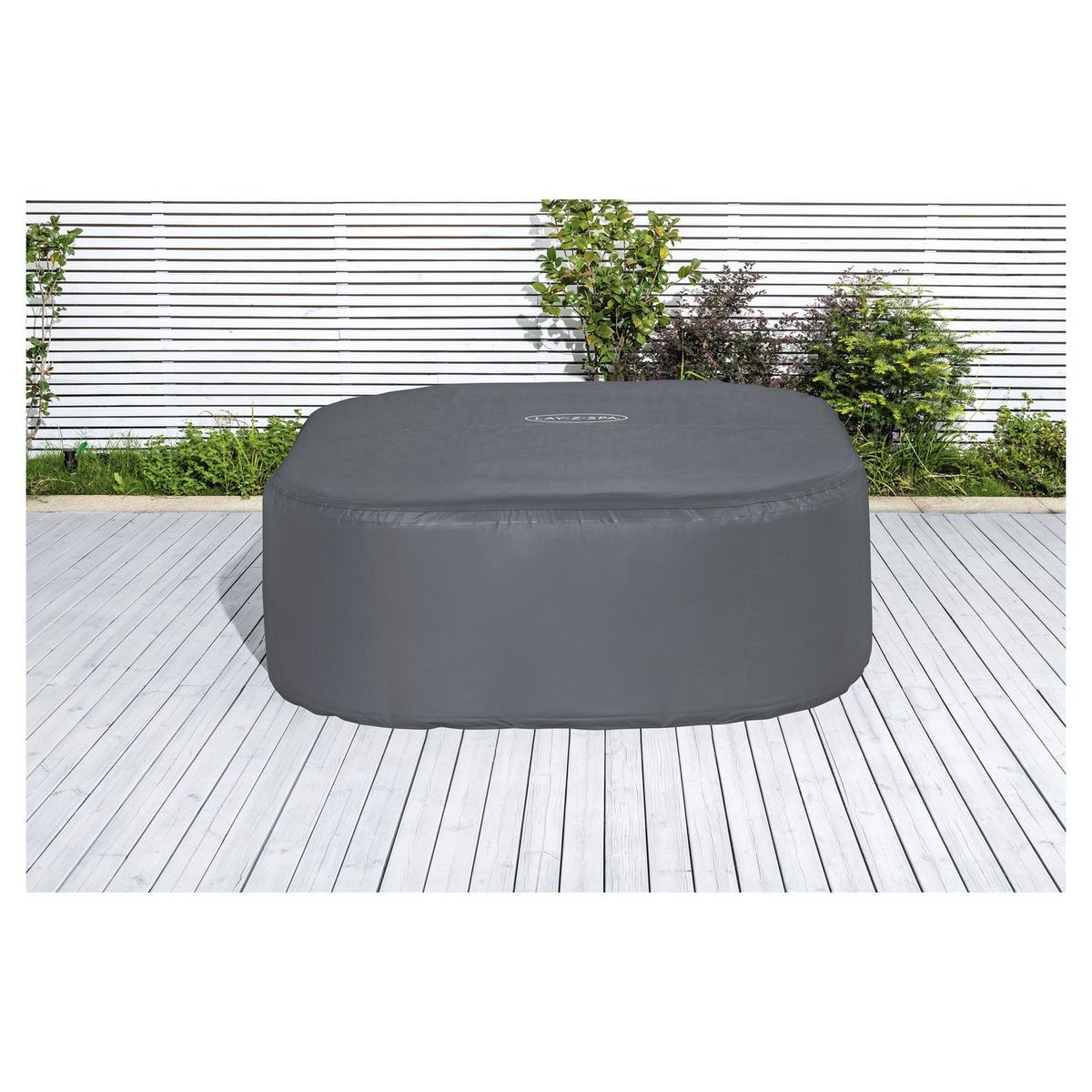 BESTWAY Couverture thermique pour spa carré - 180x180x71cm - Gris