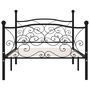 Voir la diapositive 3 : VIDAXL Cadre de lit sans matelas avec sommier a lattes metal 90x200 cm