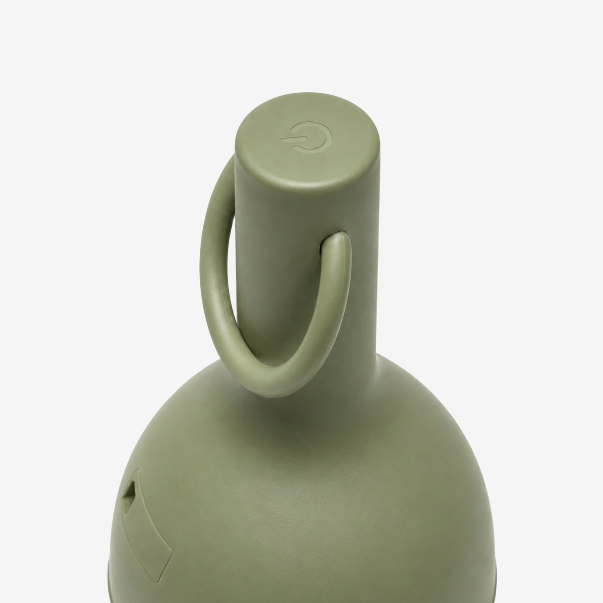 Voir la diapositive 6 : MAISON PAVANE Petite lampe nomade en plastique vert olive-Elo