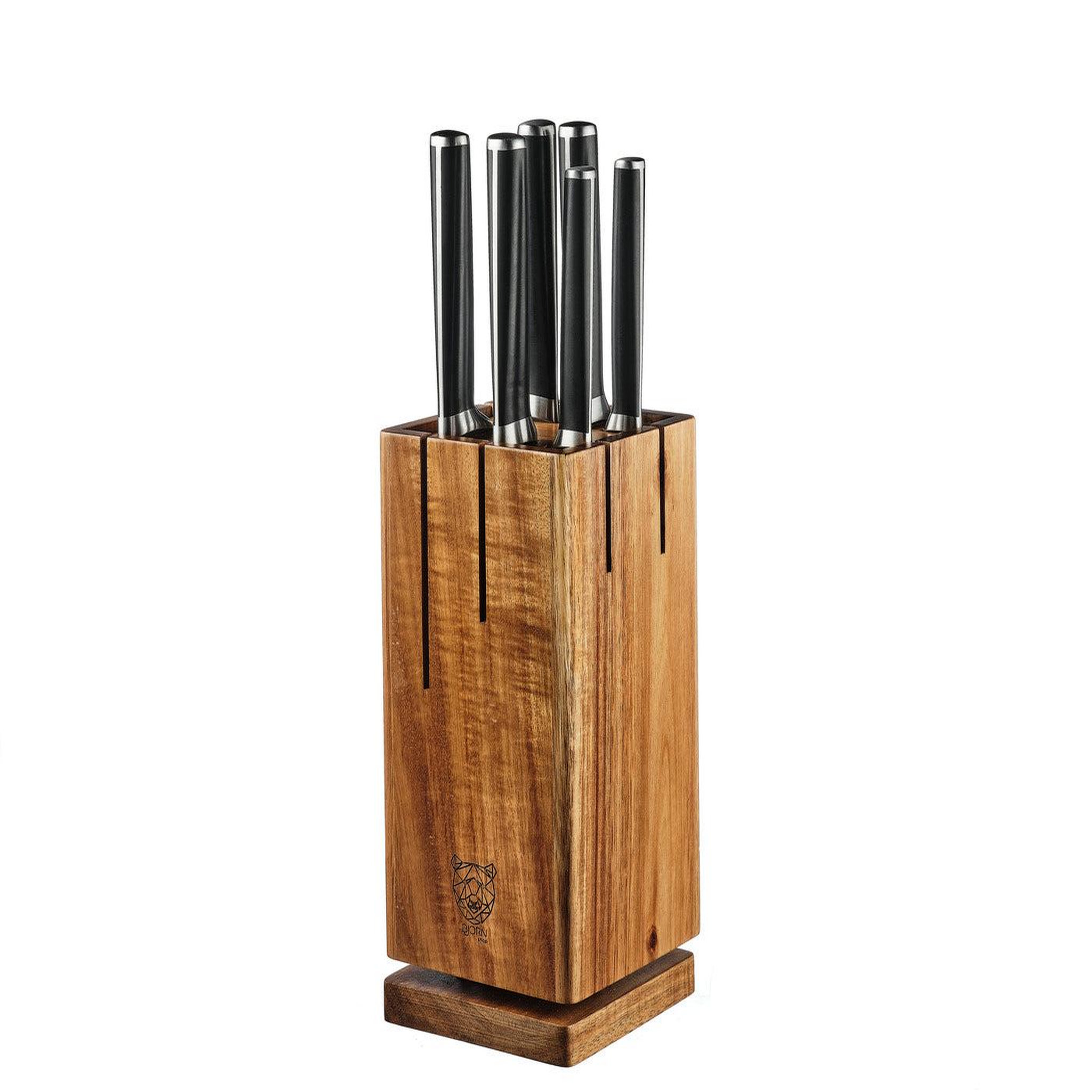 BJORN Bloc couteaux de cuisine jona skagen - 7 pièces